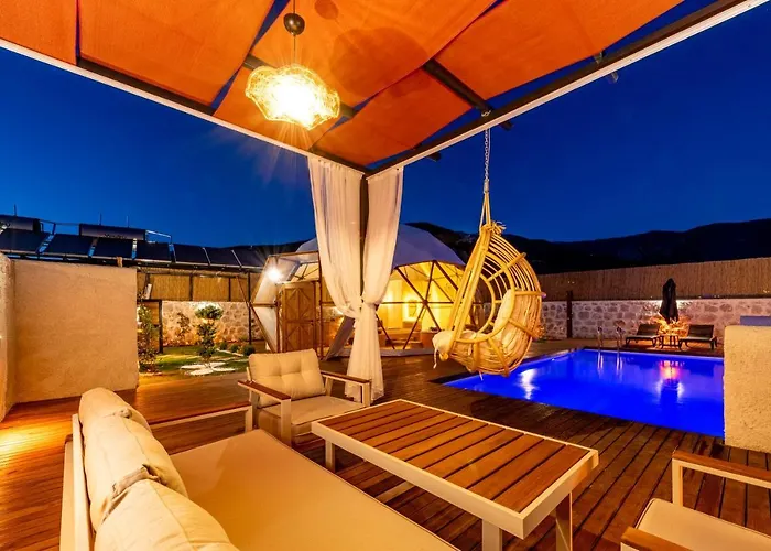 Kalkan Dome & Deluxe-glamping In Kalkan 카스